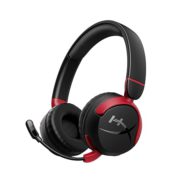 HyperX Cloud Mini – Wireless Headset Compatible with PC, Chromebook, Nintendo Switch, PlayStation Controllers, Xbox Controllers, Phones, Laptops, Tablets, Tuck-Away Boom Mic, 3.5mm Jack, Black